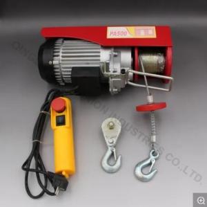 China High Level Mini Electric PA Wire Rope Hoist Chain Hoist Manual Compact Design factory