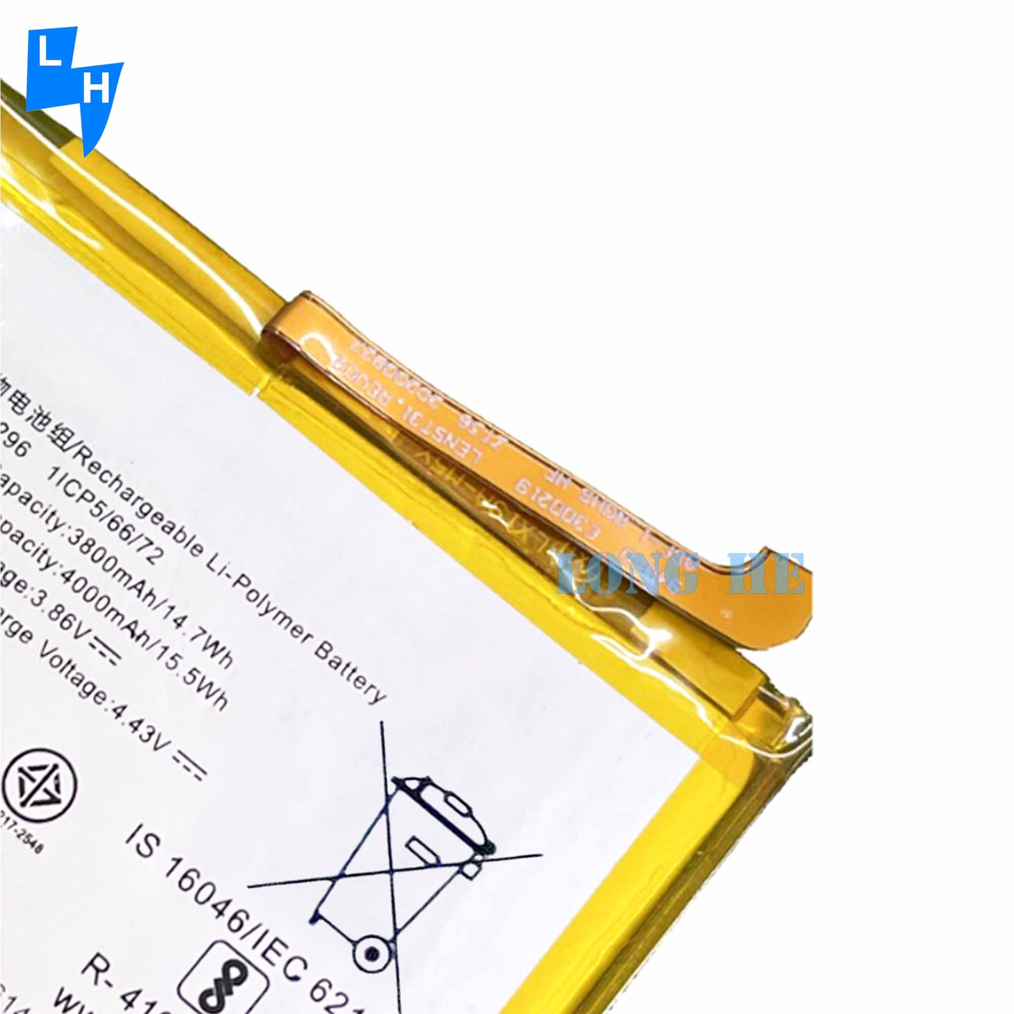 Dual IC protection 4000mAh BL296 Battery For Lenovo Z6 L78121 Z6pro Z6 Pro L78051