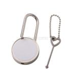 Blank Metal Sublimation Love Lock With Key Customized Sublimation Blanks