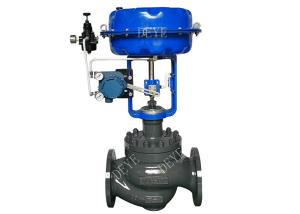 China Steel Globe Control Valve With Diaphragm Pneumatic Actutor factory