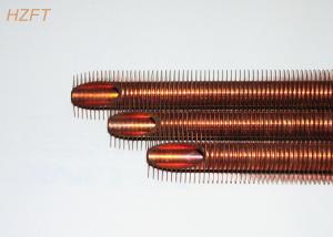 China Heat Exchanging Extruded Fin Tube for Liquid / Air Heating and Cooling 25mm Outer Dia factory