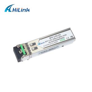 China 2.5GBASE-ZX 2.5G SFP 80KM Module 1550nm SMF Duplex LC 2G Optical DDM factory