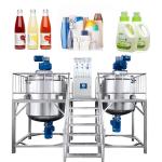 Stainless Steel 316 Cosmetic Emulsifier Mixer With PLC Buttons Control