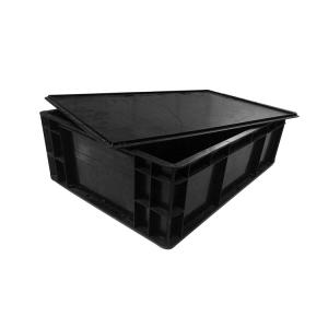 China 600x400x230mm Electronic Factory Anti Static ESD Plastic Box factory