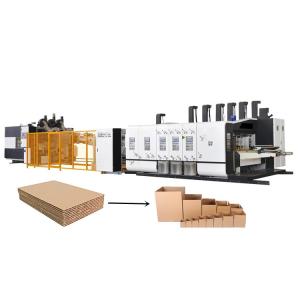 China Automatic Carton Box Machine Flexo Printer Slotter For Box Make factory
