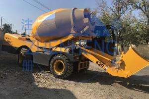 China 4.2m3 Self Loading Cement Mixer factory