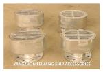 TBS150 Cb/T3885-2004 Oval Hot Dip Galvanized Deck Leakage Port / Marine Hot Dip