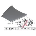 For Rolls Royce Ghost, Wraith & Dawn Hood Struts Pair OEM 51237198451 7198451