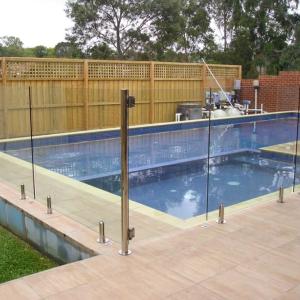 China Deck Railing Panels Swimming Pool Glass Laminated 3600x18000mm factory
