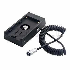 China Blackmagic Cinema Camera 4K 12V Power Supply Mount Plate Adapter for Sony NP-F970 F960 F770 Battery factory