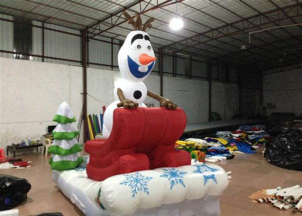 Outdoor Blow Up Christmas Decorations , Commercial Activities Merry Christmas