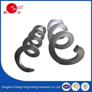 China Cold Rolled 65Mn Steel Helical Blade For Agriculture Grain Machinery factory