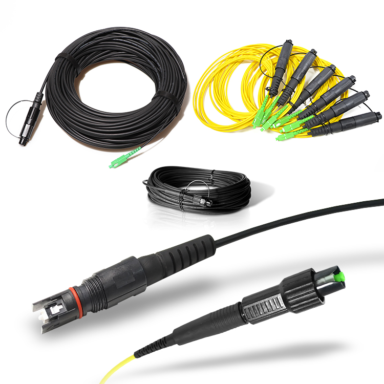 Optitap To SC APC Ftth Drop Cable Mini Waterproof With H Connector