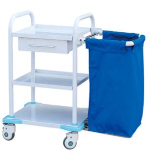 China Durable Medical Trolley Cart For Contaminant , Hospital Medical Trolley factory