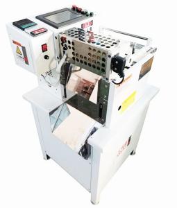 China Nylon Webbing Hot Cutter Rope Tape PLC Control Automatic Cutting Machine factory