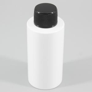 China 2.02oz60ml Mini White PET Flat Shoulder Liquid Lotion Cream Bottle With Screw Cap Sprayer Travel Portable Plastic Bottle factory