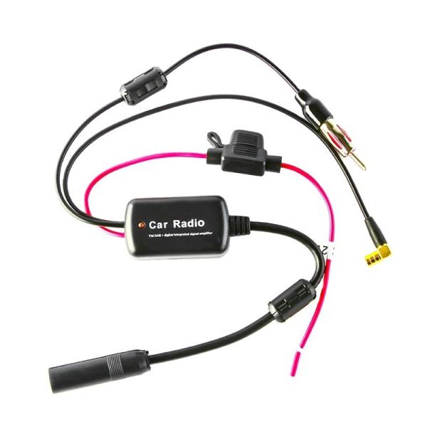 DAB Car Radio Signal Amplifier VSWR 2.5MAX Customized LOGO for Better AM/FM