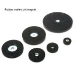 Hot sale dimension rubber coated strong permanent magnet factory