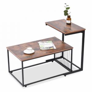 China Outdoor Wooden Rectangle Nesting Tables Mdf End Table Ethiopian Dsigner factory