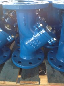 China DIN Y strainer Flanged ends factory
