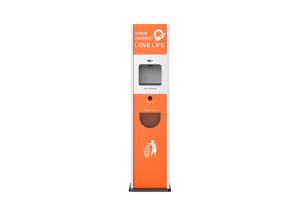 China Refillable 1200ml Portable Hand Sanitizer Stand Wall Mounted factory