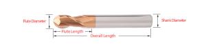 China HRC55 HRC60 Carbide Tapered Ball End Mill TiAlN Coated factory