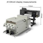 Inkjet DTF Printer 4 Head i3200 T-shirt Textile With Powder Shaking Dtf Shaker