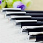 Gel pen,Promotional gel-ink pen with cap,black rubber gel-ink pen,