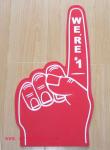 Customer Made Finger Match Fan EVA Foam Hand Finger Cheering Promotional Wewing