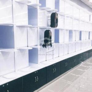 China OEM Wig Display Case Cabinet factory
