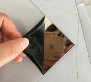 China SS201 304 316 430 Gold Mirror Stainless Steel Sheet factory