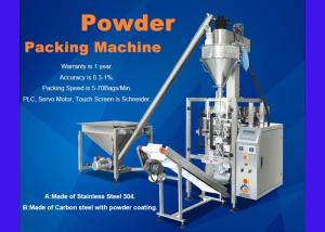 China Flour Auger Filler Packing Machine 5 - 50 Bags / Min Packing Speed factory