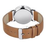 Women High Accuracy Quartz Watches 12 Month Guarantee With Brown Leather Band