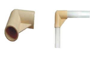 China Durable 90 Degree Plastic Pipe Joints ABS Pipe Connectors Medium Duty factory