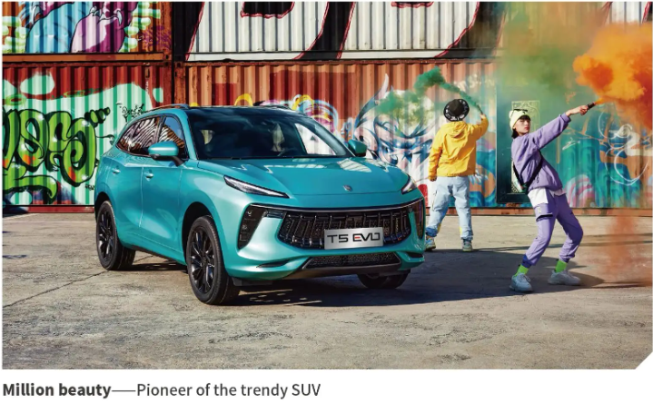 2024 Dongfeng Forthing T5 EVO SUV 1.5T FWD Auto Left Steering Petrol Vehicle with Integral Body Structure and Curb Weight of 1000-2000kg