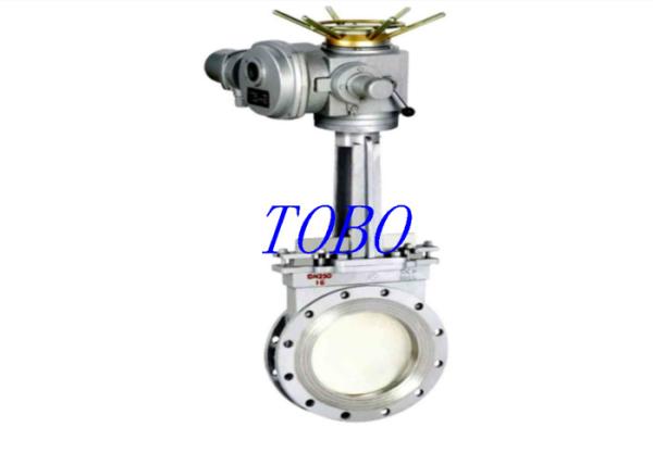 TOBO Durable High Temperature ANSI 150LB Stainless Steel 316 Wafer Knife Gate