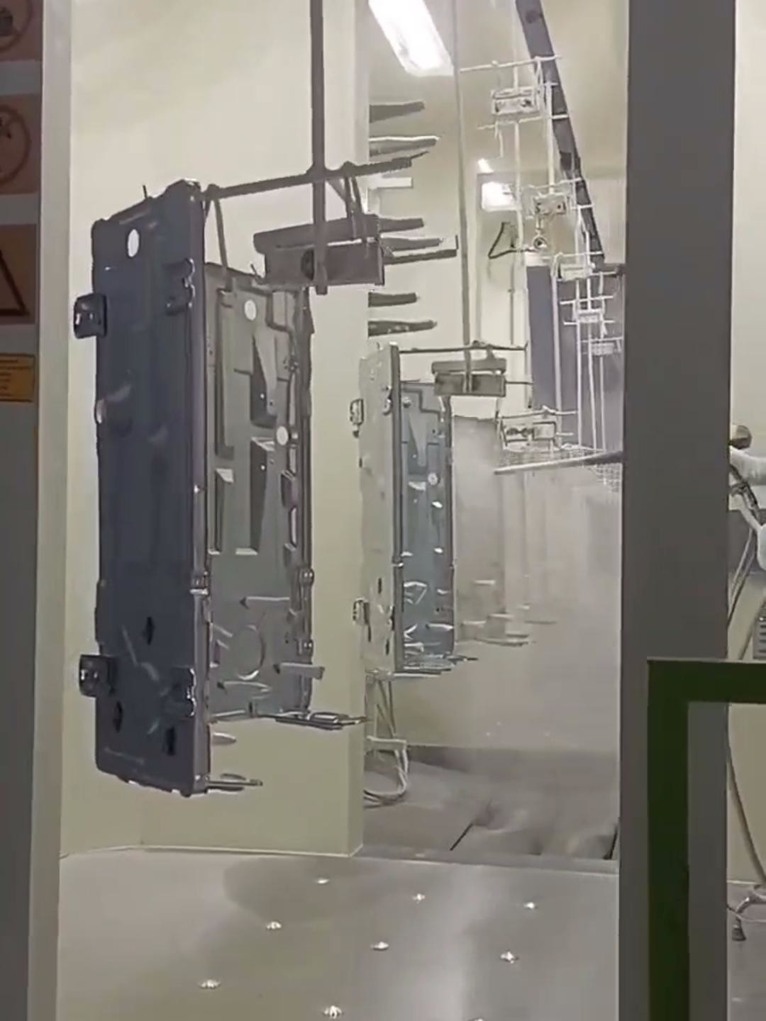 China Precision Controlled Automated Powder Coating Line Electronics Powder Coating Unit factory