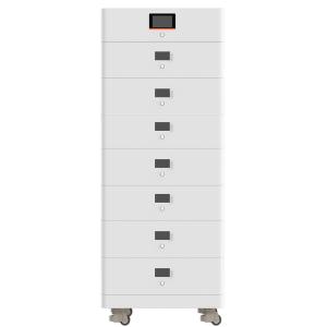 China 35840Wh Stackable Solar Batteries 51.2V 100Ah 6000 Cycles Hybrid Battery Solar System factory
