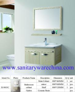 China Modern Alunimun bathroom cabinet / aluminum alloy bathroom cabinet/Mirror Cabinet /H-9603C factory