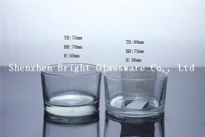 China Short Glass Candle Holder With cheap price factory