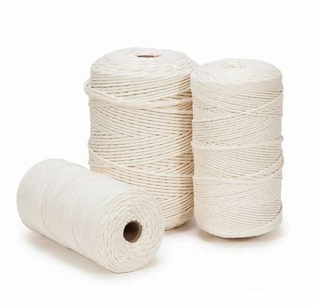 100% Cotton Mutilcolor 2mm Twisted Natural Macrame Rope for Multipurpose Applications