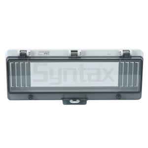 China Polycarbonate IP67 Waterproof Hinged Window 13 Poles With Transparent Cover 250*101*28mm factory