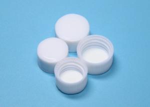 China 13mm White Threaded Plastic Cover Caps PP Material For Screw Bottle factory