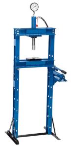 China Spring Return Adjustable 20 Ton Hydraulic Press With Gauge factory