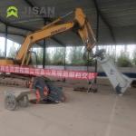 Single Cylinder Hydraulic Rotating Concrete Scrap Shear For Excavator
