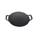 Large Cast Iron Stovetop Grill Pan Black Two Handles BBQ Frying Pan