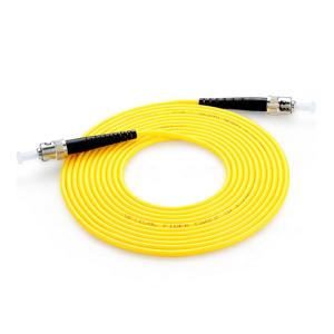 China Optical Fiber Connection Made Easy ST Optic Fiber Patchcord for Speed Data Transfer factory