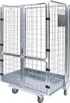 Warehouse Steel Wire Logistics Trolley Container Storage Cages