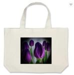 Printed Organic Cotton Fabric Bag Eco Friendly Canvas Tote Bags 6oz 8oz