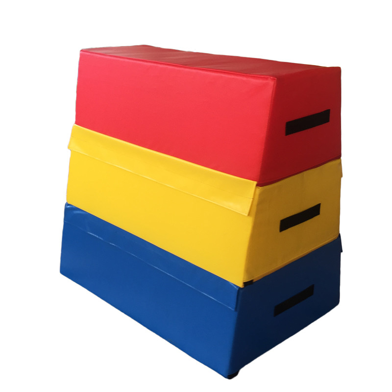 Non Slip Gym Vault Box 60*60*30*75CM Size With Polystyrene Foam Material